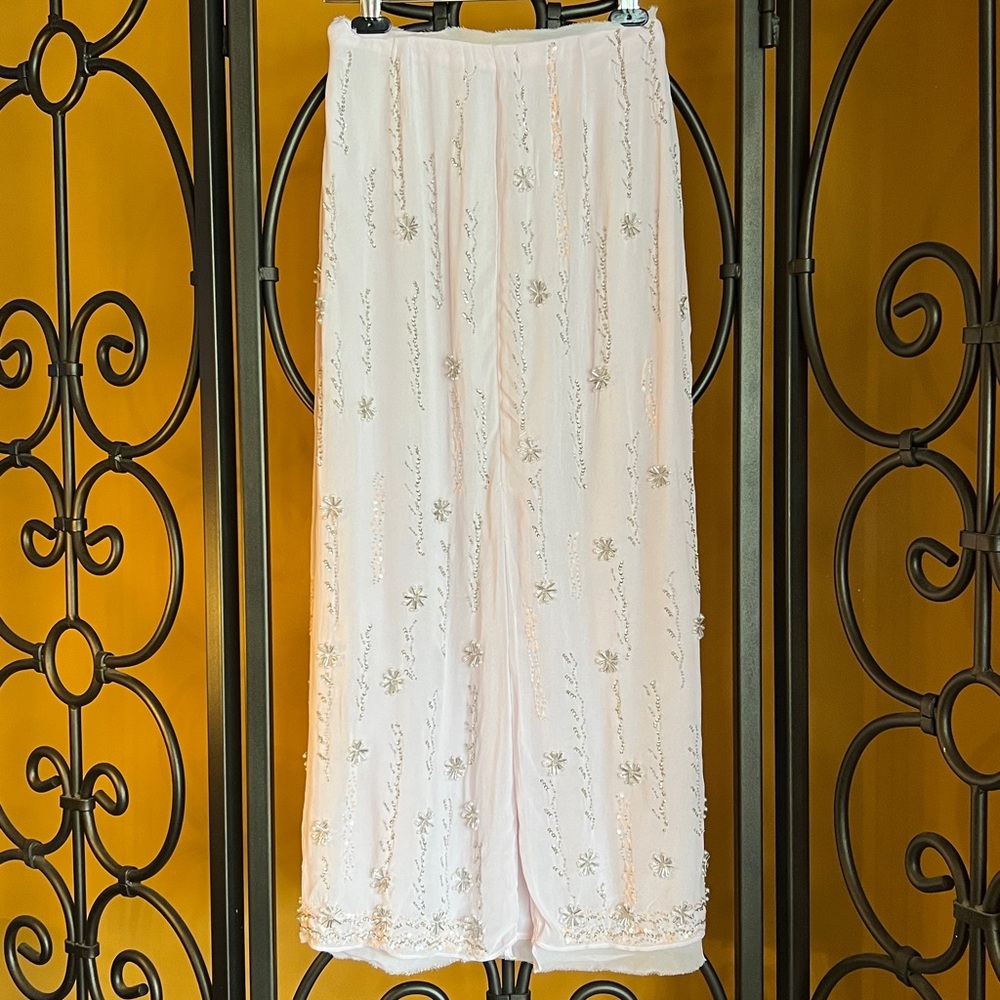 LOVESHACKFANCY Goodall Embellished Midi Skirt - Picture 4 of 15